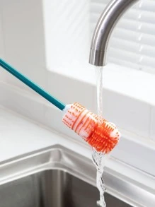 1pc Long Handle Cup Cleaning Brush - Multicolor - View 2