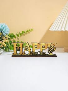 Decoración con diseño de letra - Multicolor - Ver 1