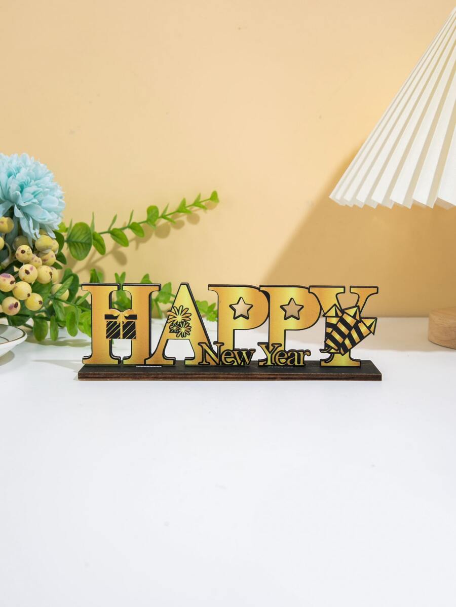 Decoración con diseño de letra - Multicolor - Ver 1