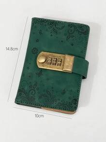 Nhật ký khóa hoa văn 1 cái - Nhiều màu - Xem 3