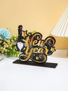 1pc Letter Design Decoration Craft - Multicolor - View 2