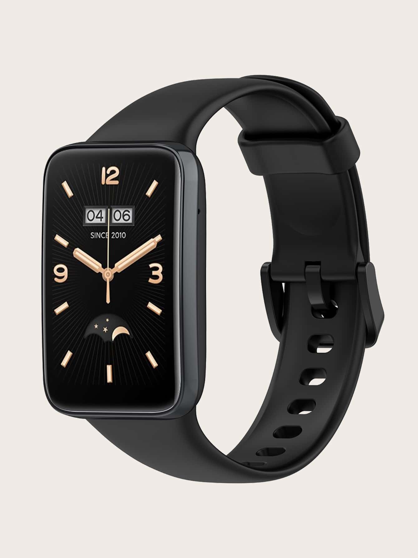 素色錶帶兼容小米手環 7 Pro - 黑色 - 查看 1