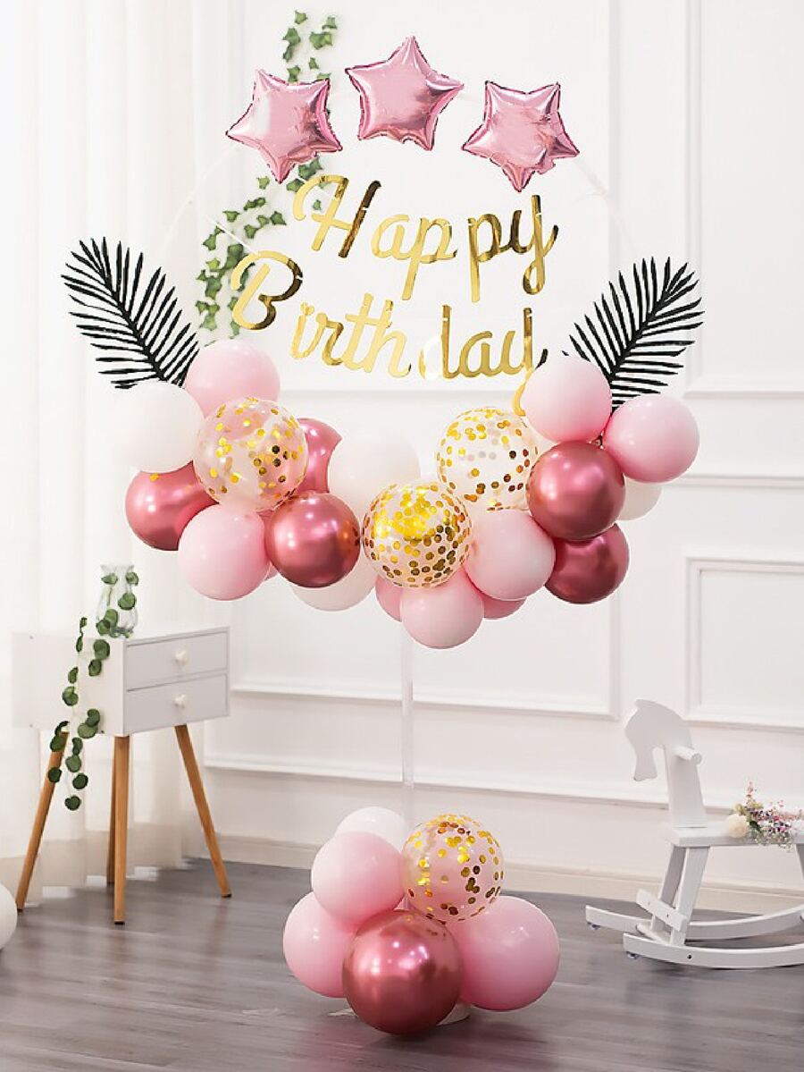 1set Balloon Stand - White - View 1