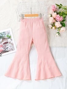 Toddler Girls 2pcs Flare Leg Trousers - Multicolor - View 4