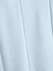SHEIN Boys Press Crease Tee & Shorts - Baby Blue - View 4