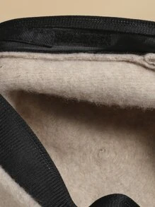 Mũ len 100% - Màu be - Xem 10