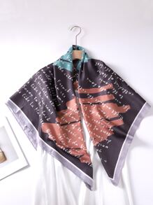 Slogan Graphic Bandana - Pink - View 4