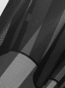 Manfinity Hombres Camisa con botón delantero - Negro - Ver 3