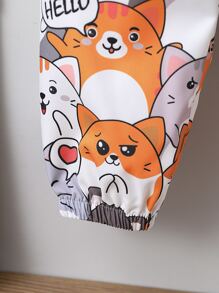 小男童卡通圖案長褲 - 彩色 - 查看 5