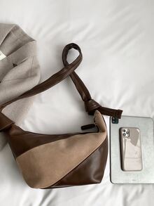 Bolso hobo de dos tonos - Multicolor - Ver 5