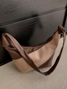 Bolso hobo de dos tonos - Multicolor - Ver 7