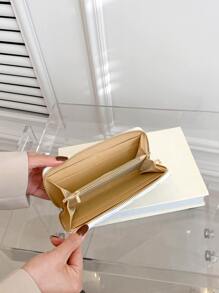 大理石纹支票簿封面 超薄便携式现金 白领人士 适合女性 大学生 工作 商务 通勤 办公室 周年纪念 情侣 生日礼物 情人节礼物 女士钱包 钱包 长钱包 返校用品 - 彩色 - 查看 6