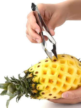 1入組不銹鋼鳳梨眼睛去除器工具