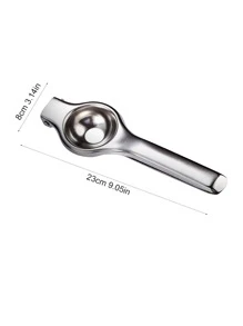 1入組不銹鋼手動榨汁機 - 銀色 - 查看 2