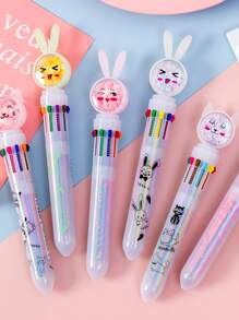 1入組卡通設計隨機圓珠筆 - 彩色 - 查看 2