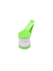 1pc Portable Mini Sun Glasses Cleaner Brush, Eyeglass Spectacles Cleaner, Eyeglass Brush Cleaning Tool - Green - View 3