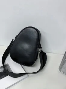 卡通鬼魂设计新奇包，万圣节 Y2K 风格，朋克可爱鬼魂讨糖，万圣节包，非常适合化装派对、万圣节时尚和哥特式时尚 - 黑色 - 查看 3