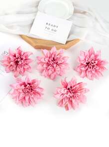 5/15支仿真花，大丽花，菊花，婚礼装饰，仿真植物，房间装饰，秋季装饰，仿真花秋季装饰中心摆件，DIY糖果盒，派对礼物，装饰品，新娘腕花，花束盒，家居装饰配件，情人节，母亲节礼物，花盒材料，新年装饰，秋季装饰 - 彩色 - 查看 5