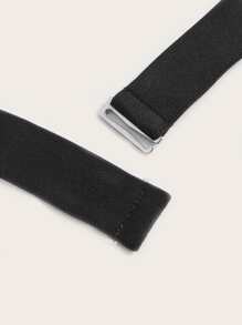 Plus Floral Lace Halter Bralet - Black - View 4