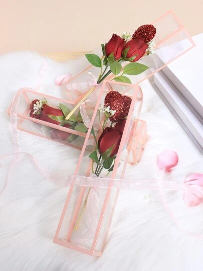 1束 造花ブーケ & 1個 収納ボックス | SHEIN JAPAN