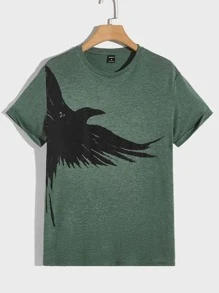 GENTILAND Tops Nam Thú vật Giải trí - màu xanh lá - Xem 1