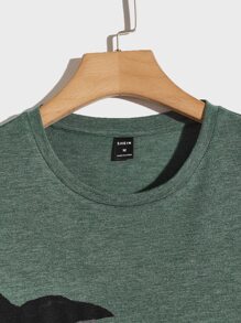 GENTILAND Tops Nam Thú vật Giải trí - màu xanh lá - Xem 4
