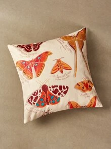 Sam Buttrick Butterfly Print Cushion Cover Without Filler - Multicolor - View 2