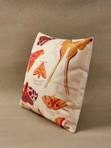 Sam Buttrick Butterfly Print Cushion Cover Without Filler - Multicolor - View 3