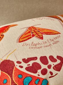 Sam Buttrick Butterfly Print Cushion Cover Without Filler - Multicolor - View 6