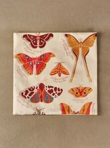 Sam Buttrick Butterfly Print Cushion Cover Without Filler - Multicolor - View 8