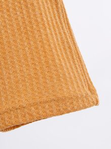 小男童素色外套和短褲不帶T恤 - 芥末黃 - 查看 4