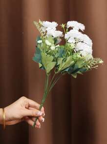 1pc Artificial Bouquet - White - View 2