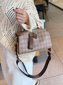 Geometric & Letter Pattern Square Bag - Multicolor - View 2