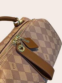 Geometric & Letter Pattern Square Bag - Multicolor - View 3