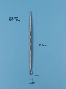 1 pieza Aguja para el acné de acero inoxidable - Plateado - Ver 7
