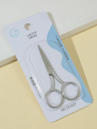 SHANGYELAMEILA Stainless Steel Sharp Eyebrow Scissors, Multi-Functional Small Pointed Eyebrow Scissors, Eyebrow Scissors A Scissors,Makeup,Cheap,Room Decor,Vanity,Travel,Bedroom,Makeup Accessories,Cheap,Stocking Stuffers,Makeup,Makeup Tools,Cheap Stuff,Gifts,Gifts For Women,Christmas Gifts
