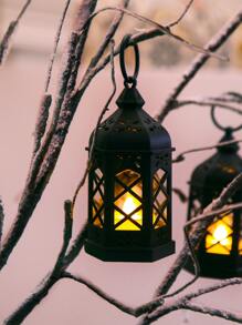 1入組素色LED裝飾用品燈籠 - 黃色 - 查看 2