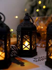 1入組素色LED裝飾用品燈籠 - 黃色 - 查看 3