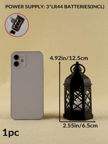 1入組素色LED裝飾用品燈籠 - 黃色 - 查看 5