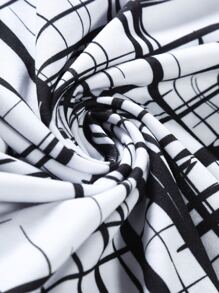 Manfinity Men Plaid Print Polo Shirt - White - View 3