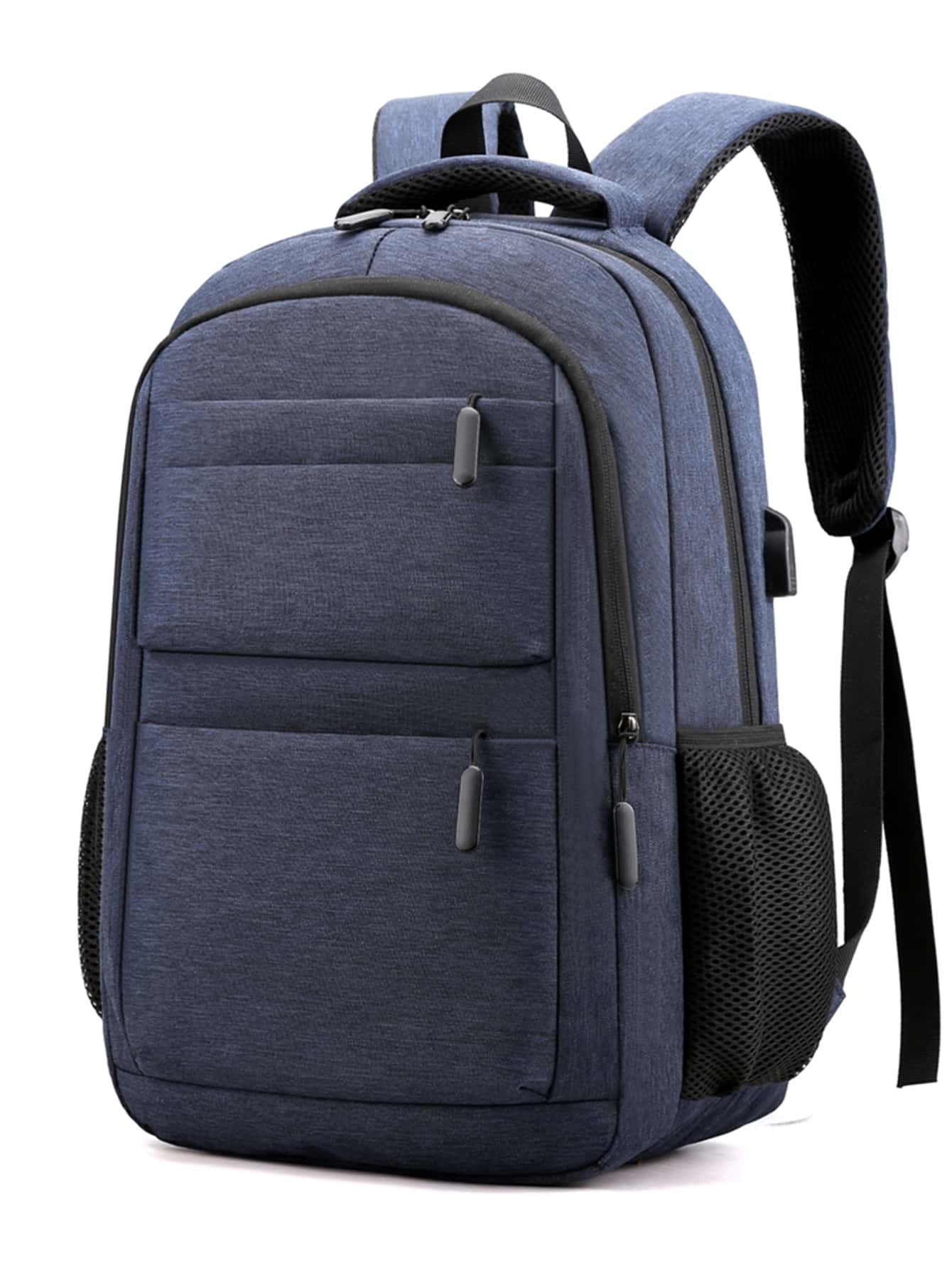 Waterproof,Portable Minimalist Large Capacity Backpack - Navy Blue - View 1
