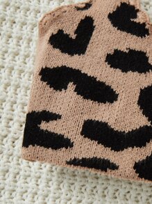 SHEIN Toddler Girls Graphic Pattern Cami Knit Top - Khaki - View 3