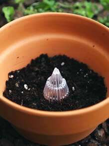 1pc Cone Flower Pot Hole Mesh Pad - White - View 5