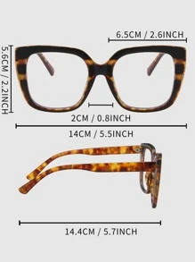 Kính gọng đồi mồi Kính mắt trong suốt Phụ kiện kính Phụ kiện cho phụ nữ - Nhiều màu - Xem 7