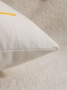 1入組月亮和星星刺繡靠墊套不附帶墊芯 - 彩色 - 查看 3