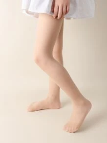 1/3/5 pares de medias sin pies para niñas, leggings para niños, leggings para bebés, color piel, albaricoque, beige, caqui, unicolor, medias sin pies, diseño de estampado de pata de dibujos animados, medias sin pies con estampado de pata, jacquard delgado, alta elasticidad, medias sin pies, mallas de baile, adecuadas para uso diario, estilo escolar lindo, pantalones de baile para niños, pantalones sin pies regulares para primavera, verano, otoño e invierno, adecuados para estudiantes, reuniones diarias