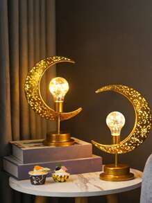 1 pieza Luz de la decoración con diseño de luna - Amarillo - Ver 5