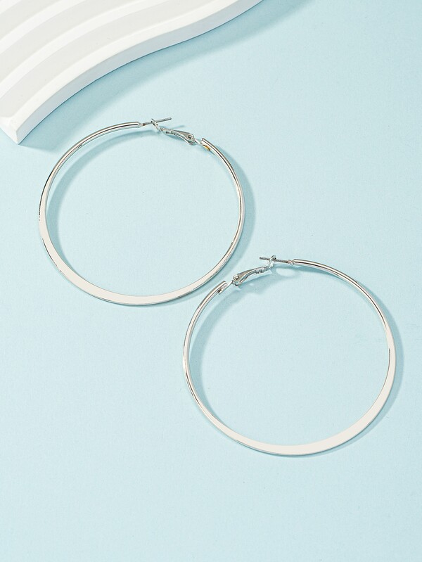 Minimalist Hoop Earrings SHEIN USA