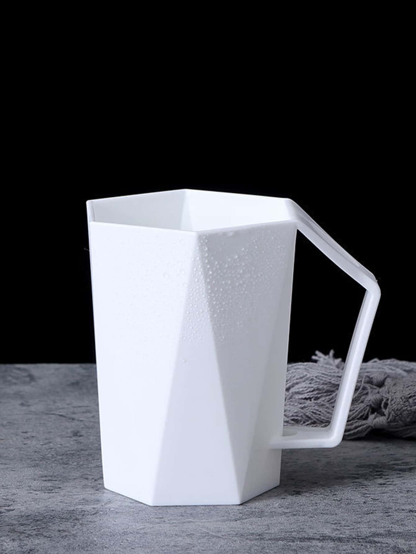 1pc Plain Gargle Cup - White - View 1