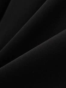 Manfinity Hombres Capucha con ojal con cordón delantero con bolsillo de canguro sin camiseta - Negro - Ver 5